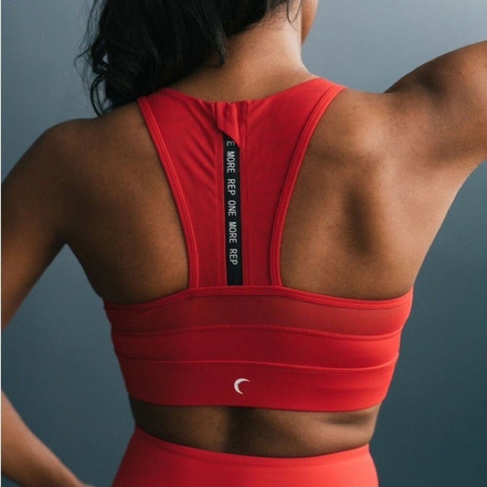 ZYIA Bold Red Active All Star Sports Bra Small